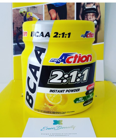 PROACTION BCAA 2:1:1 INSTANT BARATTOLO 250 GR LIMONE