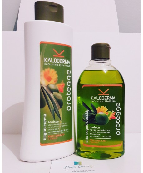 Kaloderma Idea Regalo Protegge Olio Doccia Bagno Crema Protegge Olivo