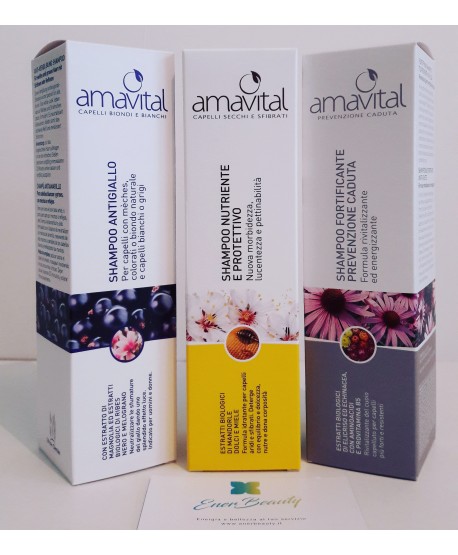 Oficine Cleman Amavital Shampoo Nutriente Protettivo Anti caduta Fortificante Antigiallo