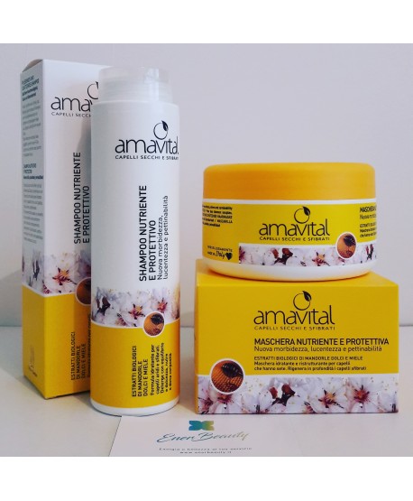 Oficine Cleman Amavital Shampoo Nutriente Protettivo Maschera